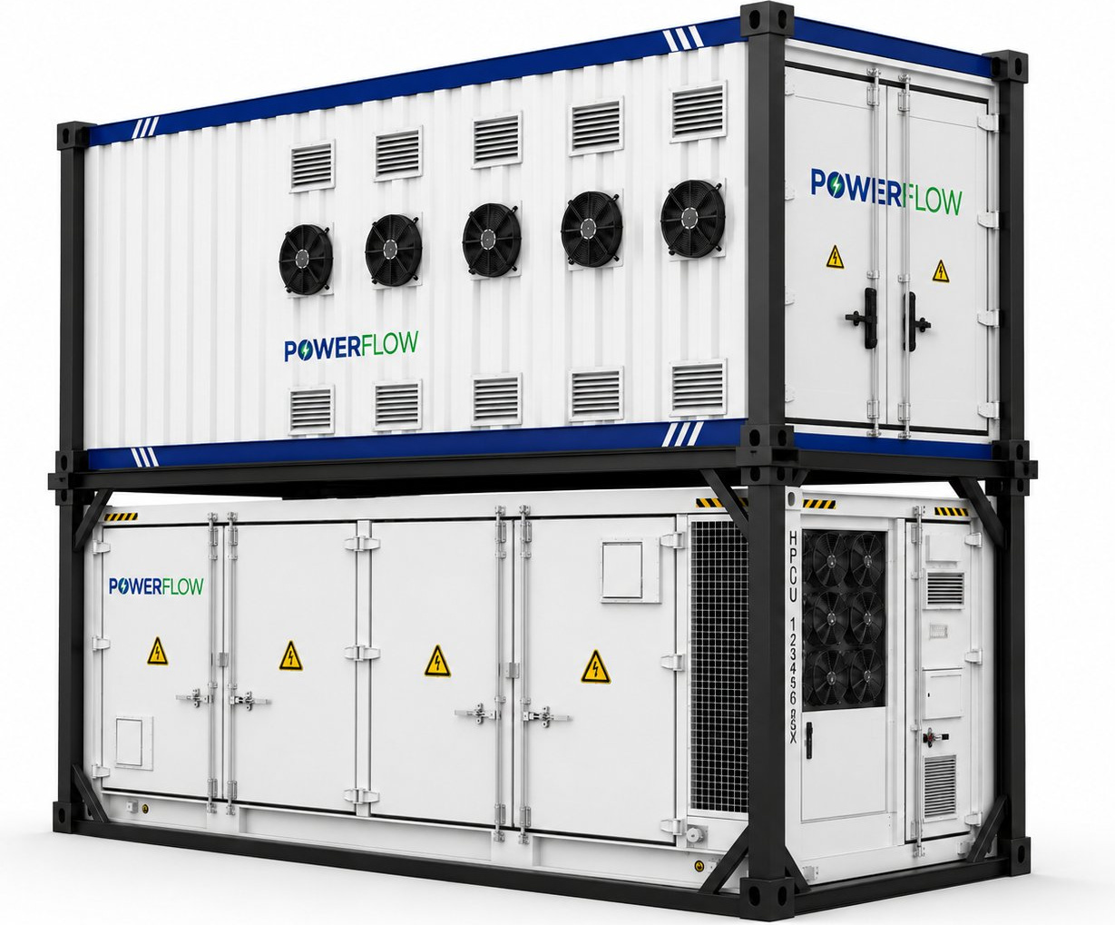 PowerFlow Stack — Stapelbar